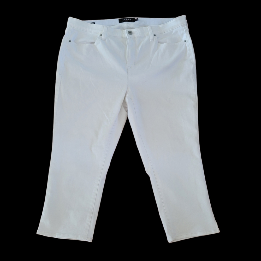 Torrid Crop Sky High Jean - Super Soft White
